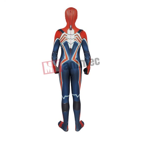 PS4 Insomniac Spider-Man Cosplay Costume  Spiderman Advanced Velocity Fear Itself Adult Kids Suit