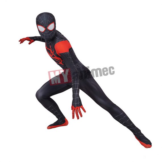 Spider-Man: Into the Spider-Verse  Miles Morales Halloween Cosplay Costumes