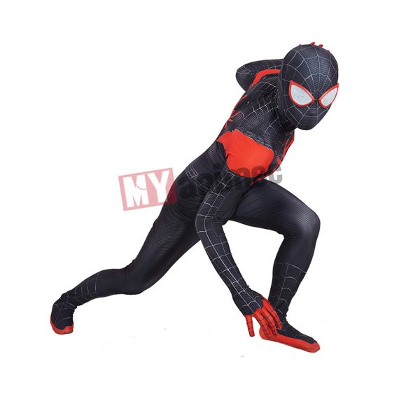 Spider-Man: Into the Spider-Verse  Miles Morales Halloween Cosplay Costumes