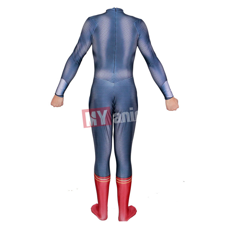 Comics Superman Costume and Cape Halloween Cosplay Superhero Tights