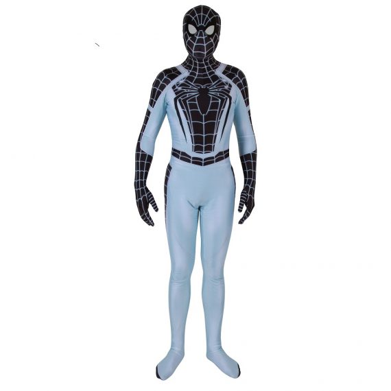 Spider-Man Cosplay Costume PS4 Insomniac  Spiderman Dark Secret War Spirit Spider Negative Suit
