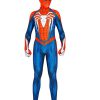 PS4 Insomniac Spider-Man Cosplay Costume  Spiderman Advanced Velocity Fear Itself Adult Kids Suit