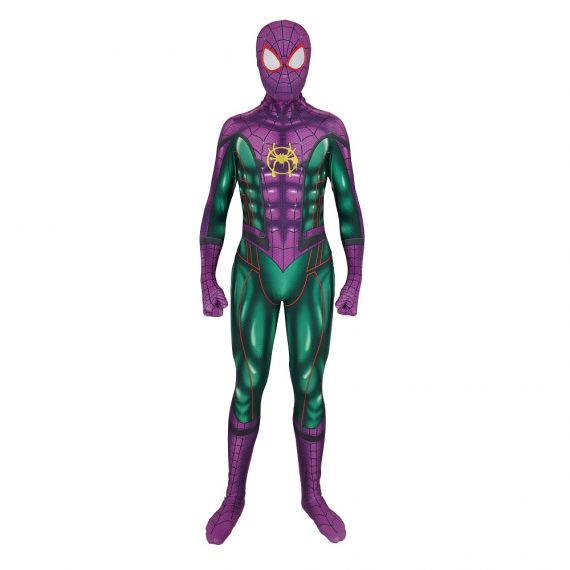 Spider-Man: Into the Spider-Verse  Miles Morales Halloween Cosplay Costumes