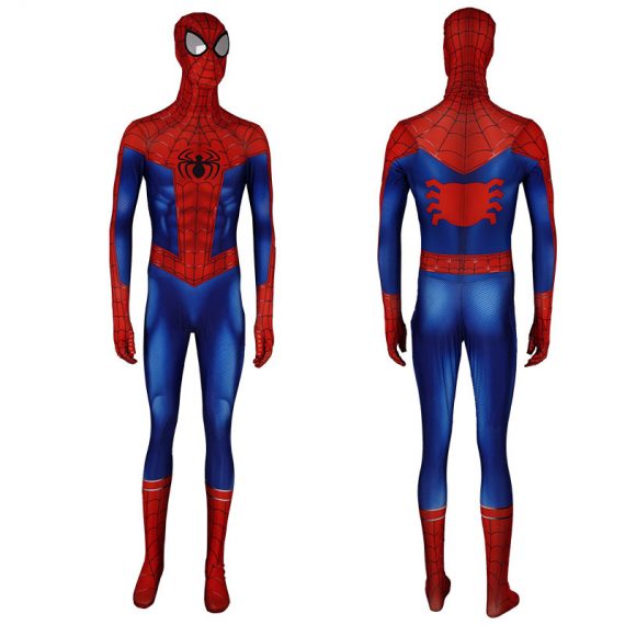 Spider-Man Peter Parker Into the Spider Verse Spiderman Costume - MYanimec