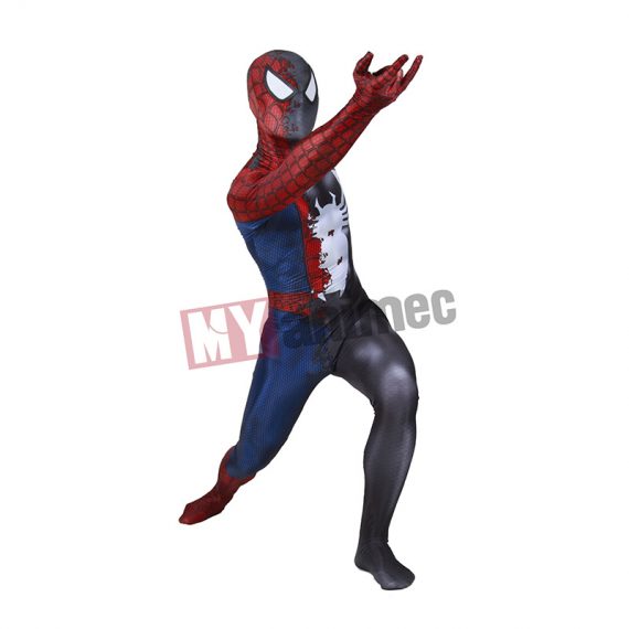 The Amazing Spider-Man Venom Costume Halloween Party Bodysuits - MYanimec