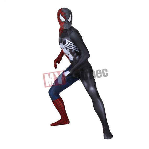 The Amazing Spider-Man Venom Costume Halloween Party Bodysuits