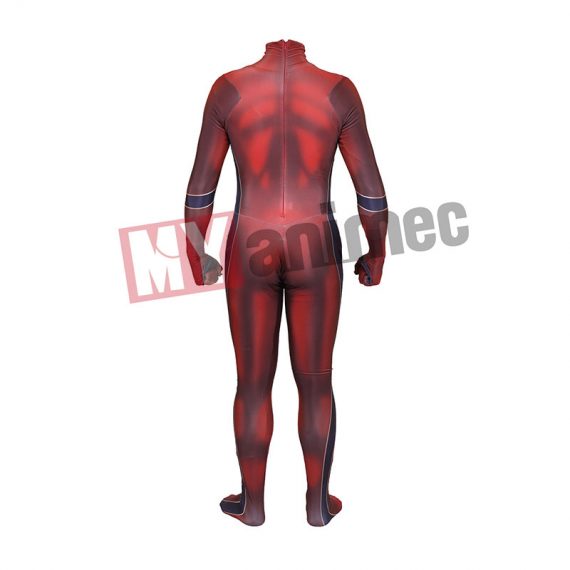 Superheroes Flash costume The Flash Costume Lycra Fabric Bodysuit