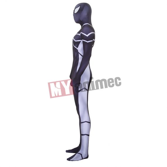 Future Foundation spiderman Costume Lycra Fabric Bodysuit
