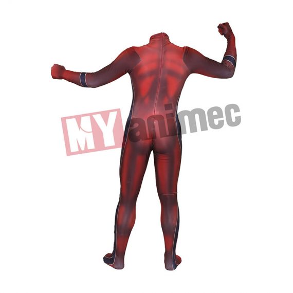 Superheroes Flash costume The Flash Costume Lycra Fabric Bodysuit