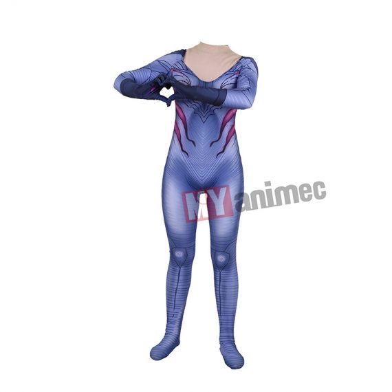 League of Legends Kaisa cosplay Costume Zentai 3D Style Jumpsuit