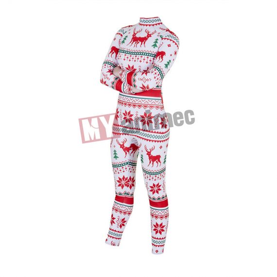 The latest Christmas and Halloween women's independent design and production of Lycra clothing