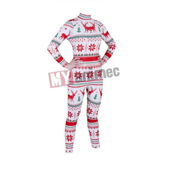 The latest Christmas and Halloween women's independent design and production of Lycra clothing