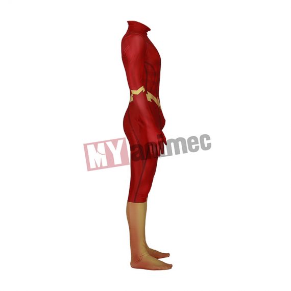 Superheroes Flash costume Lycra Fabric Bodysuit