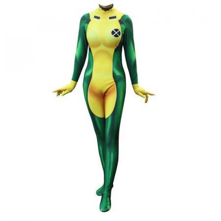 Rogue costume Lycra Bodysuit Zentai suit