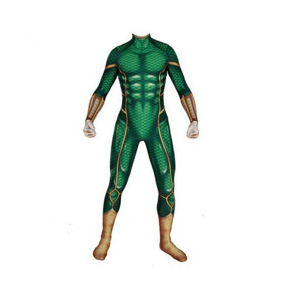 2019 Spiderman Far From Home Super villain Mysterio Quentin Beck Costume