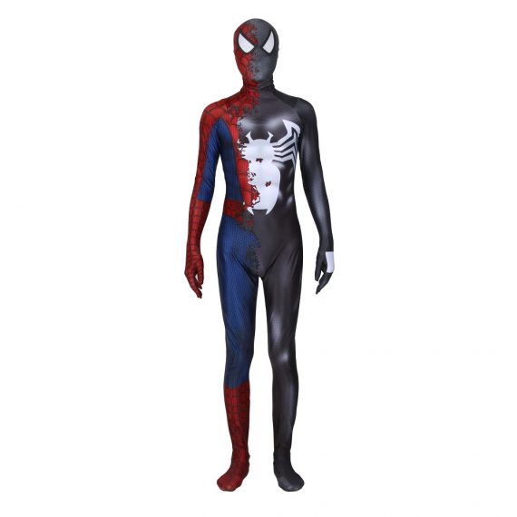 The Amazing Spider-Man Venom Costume Halloween Party Bodysuits