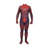 Superheroes Flash costume The Flash Costume Lycra Fabric Bodysuit