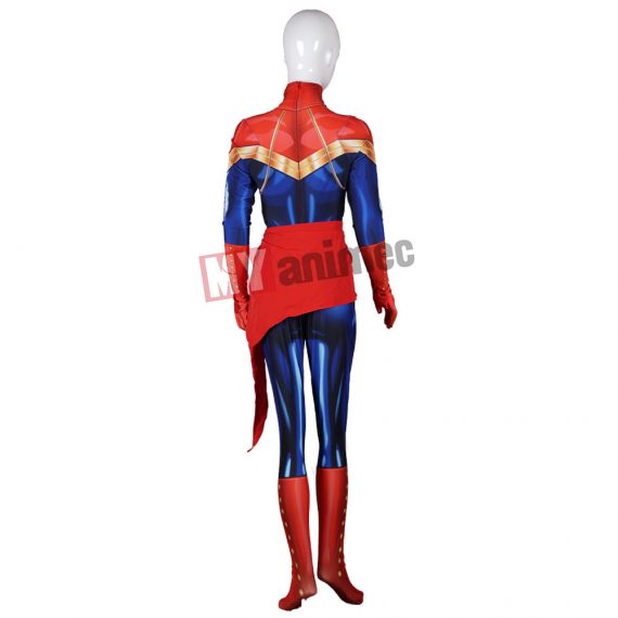 Captain Marvel Costume Carol Danvers Superhero costumes