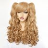 Lolita Double Ponytail Tiger Clip Cos Long Hair Wig