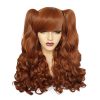 Lolita Double Ponytail Tiger Clip Cos Long Hair Wig