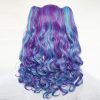 Lolita Double Ponytail Tiger Clip Cos Long Hair Wig
