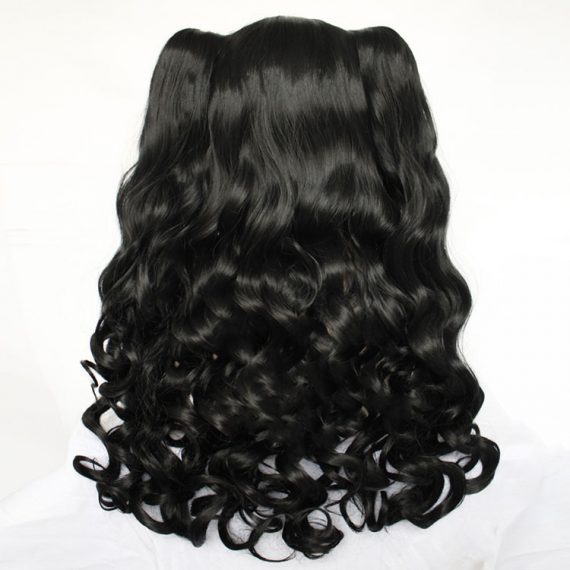 Lolita Double Ponytail Tiger Clip Cos Long Hair Wig