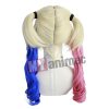 Cosplay Wig Suicide Squad Harleen Quinzel Clown Female Halle Quinn Masquerade Halloween Party Wig