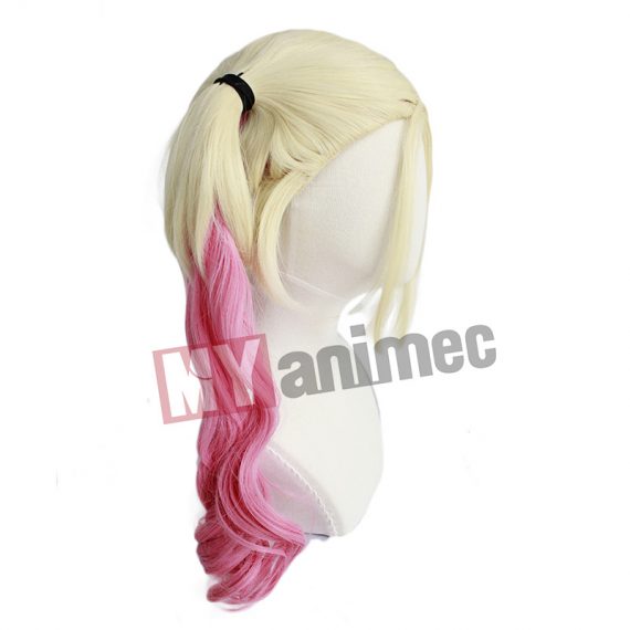 Cosplay Wig Suicide Squad Harleen Quinzel Clown Female Halle Quinn Masquerade Halloween Party Wig