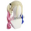 Cosplay Wig Suicide Squad Harleen Quinzel Clown Female Halle Quinn Masquerade Halloween Party Wig