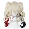 Cosplay Wig Suicide Squad Harleen Quinzel Clown Female Halle Quinn Masquerade Halloween Party Wig