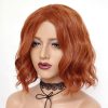 Black Widow wig Short Wigs Curly wavy Hair Costume Party Wigs for Women