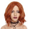 Black Widow wig Short Wigs Curly wavy Hair Costume Party Wigs for Women