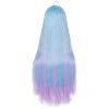 NO GAME NO LIFE Blue pink gradient long hair wig