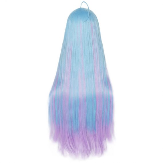 NO GAME NO LIFE Blue pink gradient long hair wig