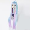 NO GAME NO LIFE Blue pink gradient long hair wig