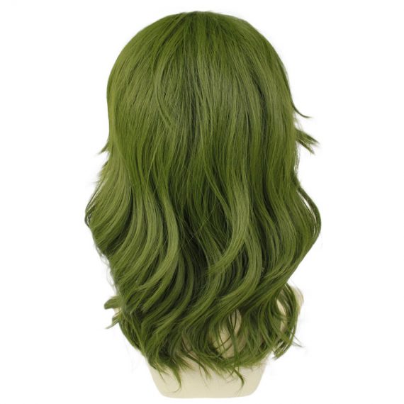 Movie clown Joker Fleck origin green curly hair cos wig