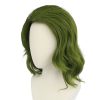 Movie clown Joker Fleck origin green curly hair cos wig