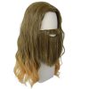 Wanda Django Maximoff and Thor brown medium long curly hair cosplay wig