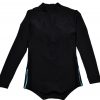 Sexy slim black one-piece swimsuit wetsuit