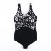 Triangle Floral one-piece sexy Swimsuit with three colors