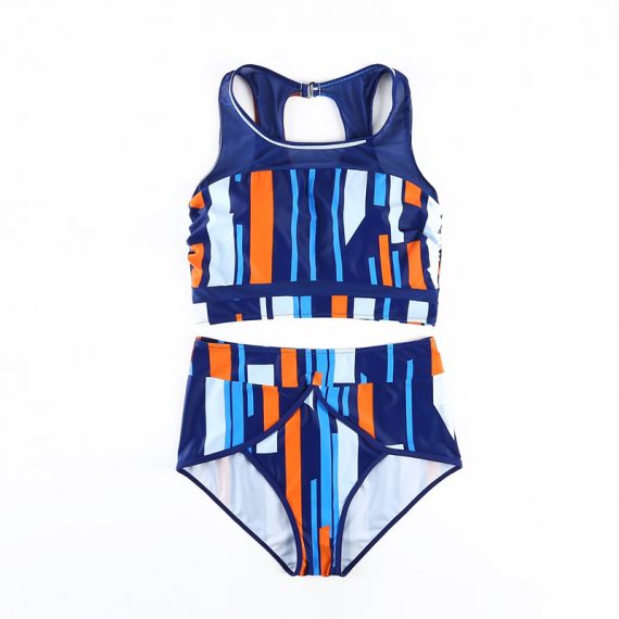 Two-piece sexy bikini Large size swimsuit With chest pad and steel ring