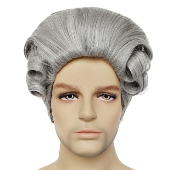 cosplay masquerade male baroque colonial male wig