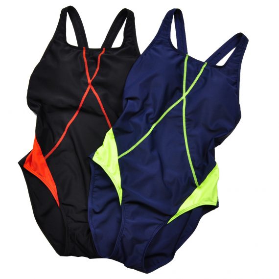 European and American sexy triangle one-piece swimsuit with chest pad and no steel ring