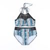 Fashion widened and enlarged two-piece backless sexy swimsuit