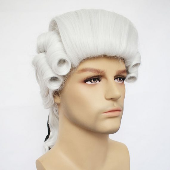 cosplay masquerade male baroque colonial male wig