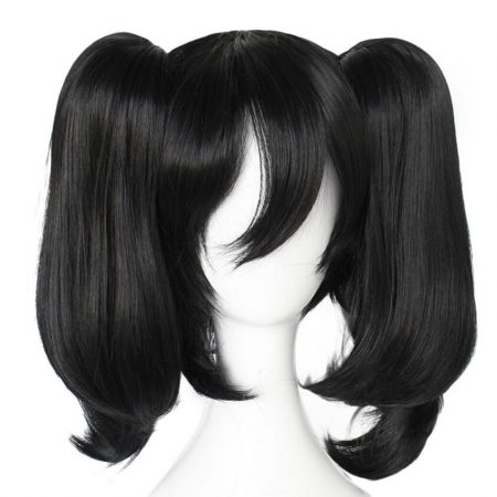 LoveLive Nico Yazawa Black double ponytail wig