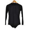Sexy slim black one-piece swimsuit wetsuit