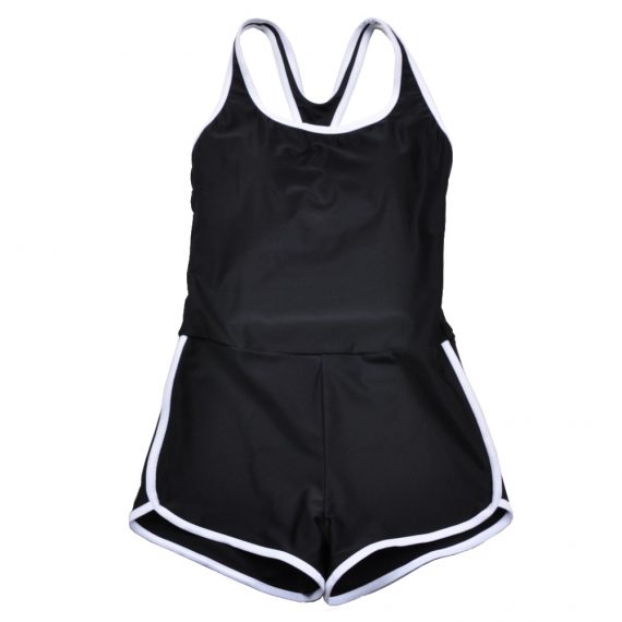 Cover belly slim and sporty Boxer one-piece swimsuit