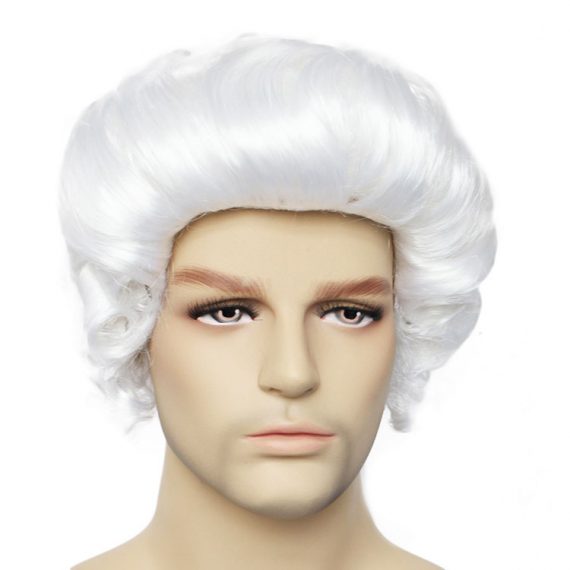cosplay masquerade male baroque colonial male wig
