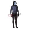 Urban legend black ghost skull cape Halloween cosplay Lycra bodysuit